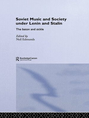 cover image of Soviet Music and Society under Lenin and Stalin